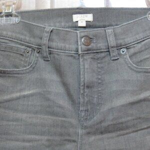 J Crew NWT grey skinny jean